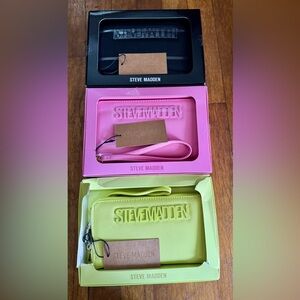 Steve Madden Black Boxed Wallet ~ NWT!